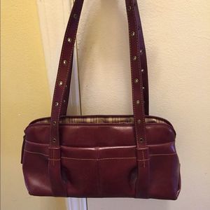 Burgundy purse